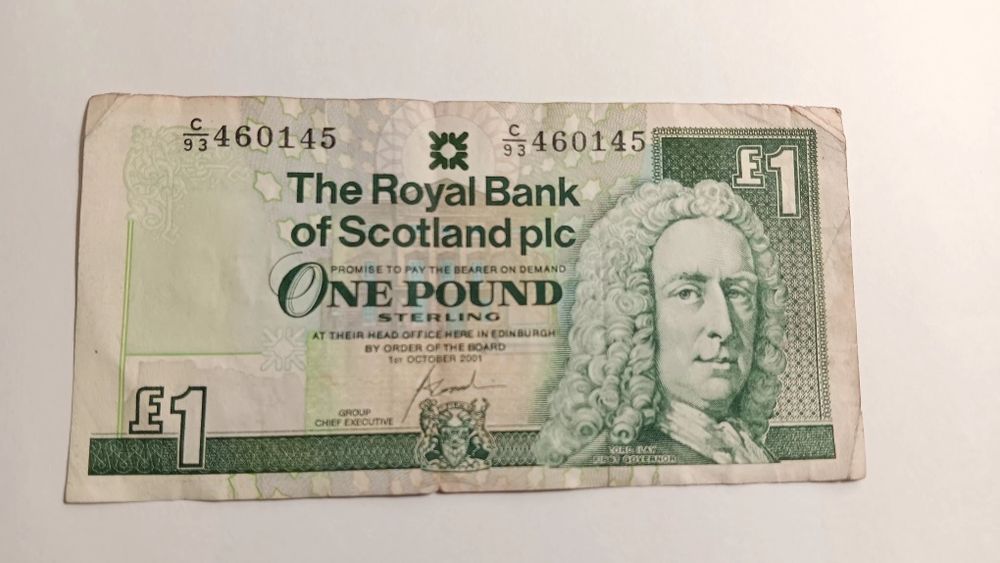 Nota de uma libra de 2001