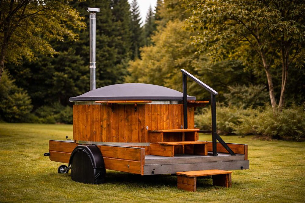 WYNAJEM mobilna Balia / Jacuzzi  mobilna Sauna DOJAZD