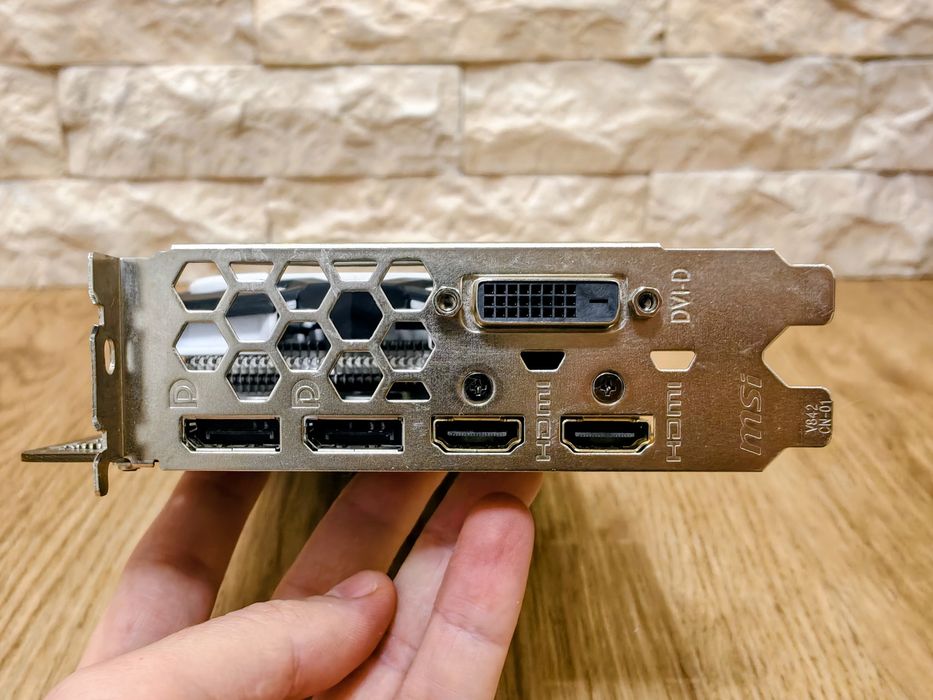 Відеокарта MSI Radeon RX 480 ARMOR 4GB OC (Повний комплект, обслужена)