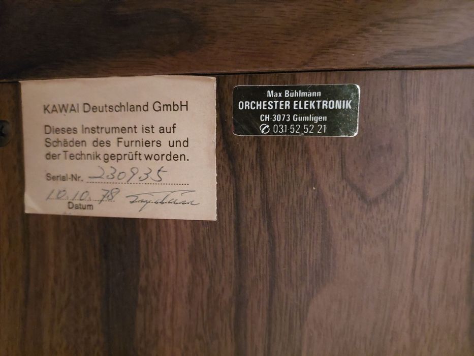 Órgão Kawai Eletrónico