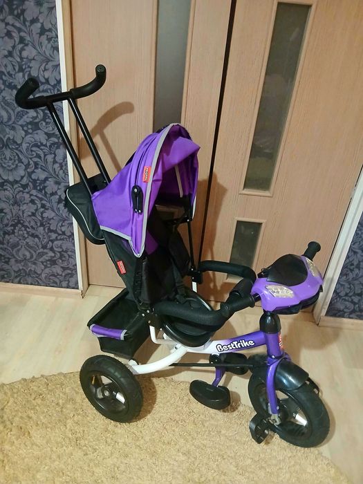 Дитячий велосипед-каляска