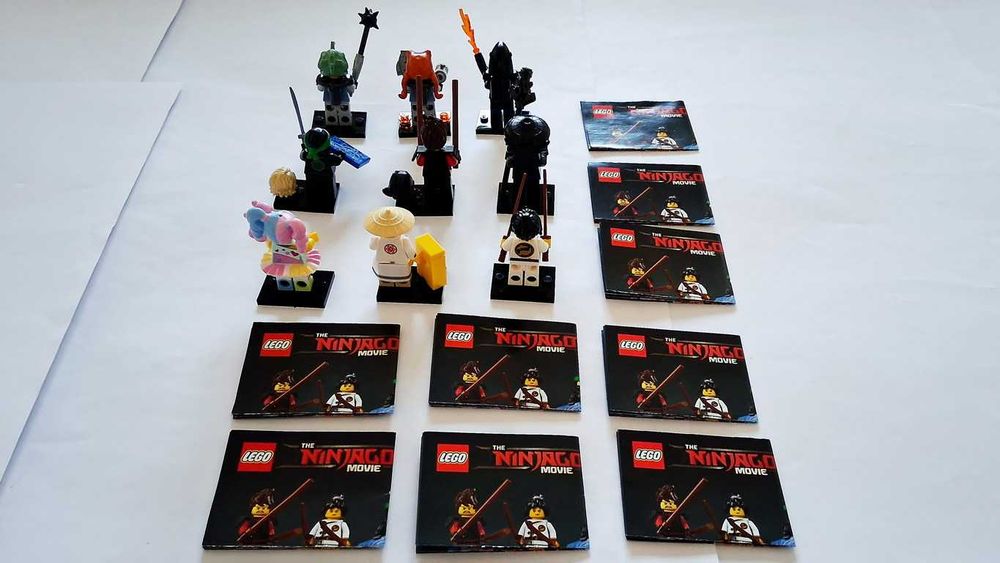 Lego 71019 The LEGO Ninjago Movie Nove Minifiguras colecção novas