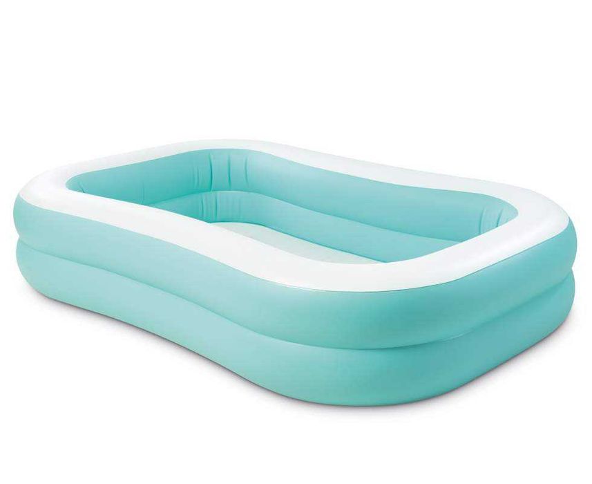 Дитячий надувний басейн Intex 57181 Aqua Swim Center 600 л 229х147х46