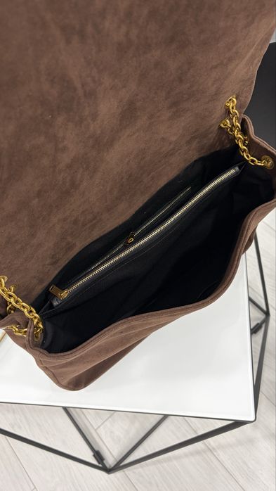 Сумка YSL Yves Saint Laurent шоколадна