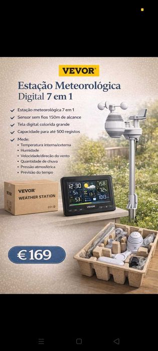 Estação Meteorológica 169€. Oportunidade