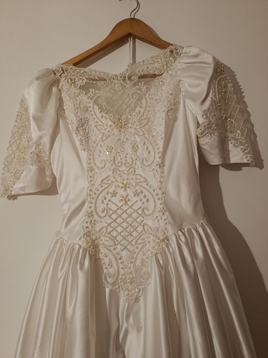 Vestido de noiva em cetim