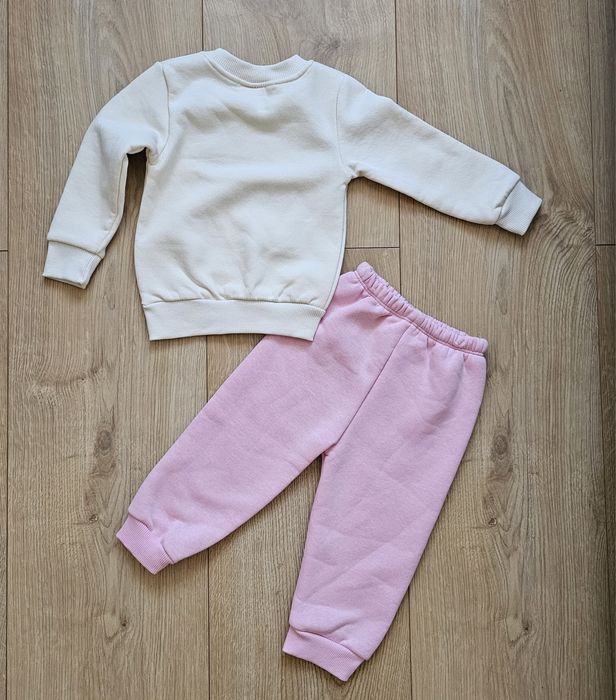 Ocieplany dres  Chip & Dale  9-12 mcy 100% bawełna