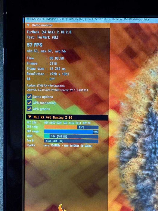 Игровой ПК RX 470 Компьютер Intel i7 8 ядер Стационарный блок 32GB ОЗУ