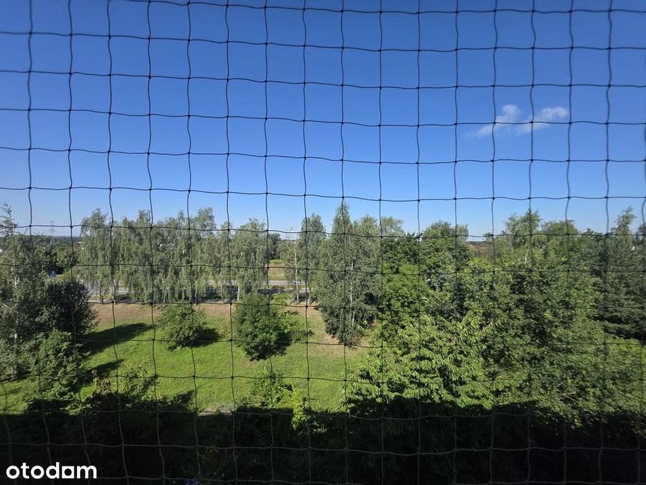M4 z balkonem oraz widokiem na zieleń