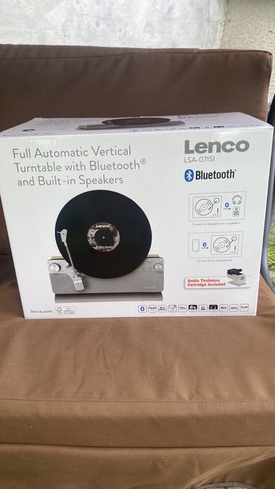Новий на пломбах Проигрыватель винила Lenco LSA-071 Silver
