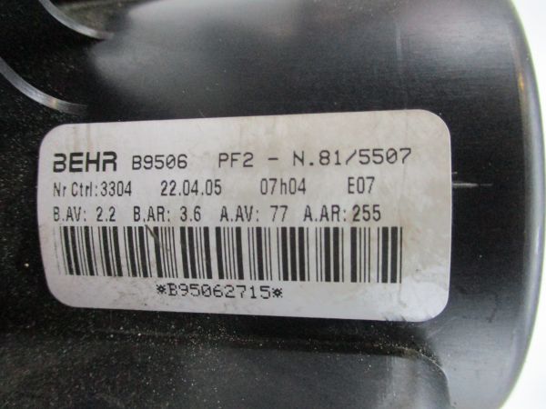 Motor da chauffage / sofagem PEUGEOT 307 CC (3B)
