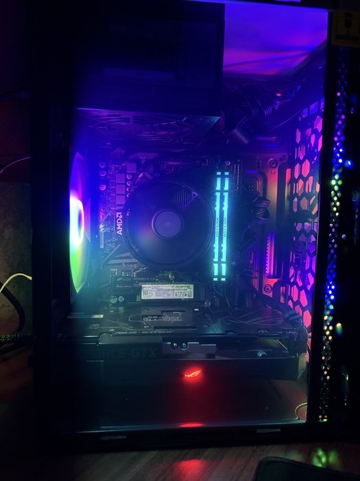 PC Gaming Branco RGB | Ryzen 5 + GTX 1650 | C/ Garantia (Até 5 Anos!)