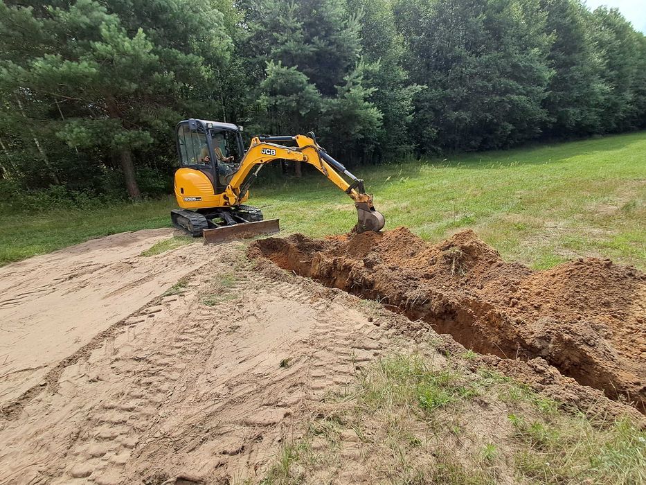 Usługi minikoparką