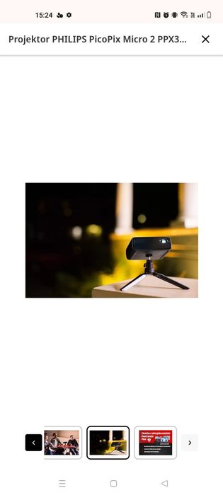 Projektor PHILIPS PicoPix Micro 2 PPX3460/INT