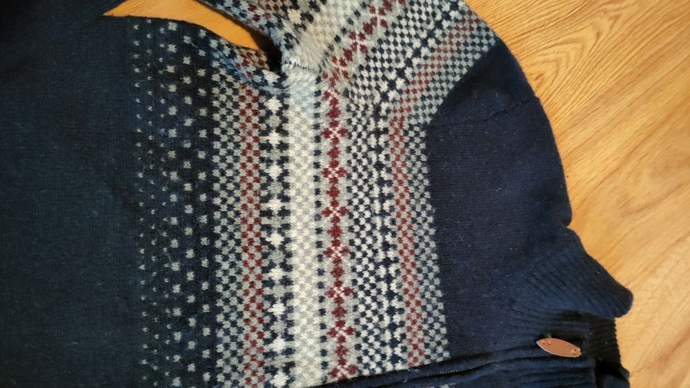 Wyprzedaż Sweter bluza męska L wełna Redford Bardzo dobry stan