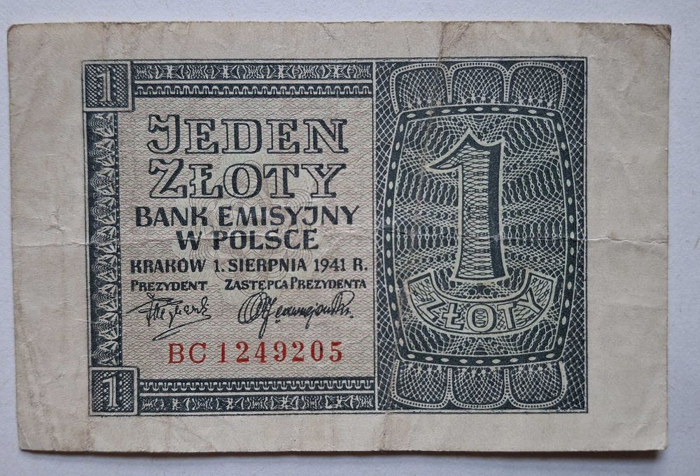Jeden złoty 1941 - Ser.BC