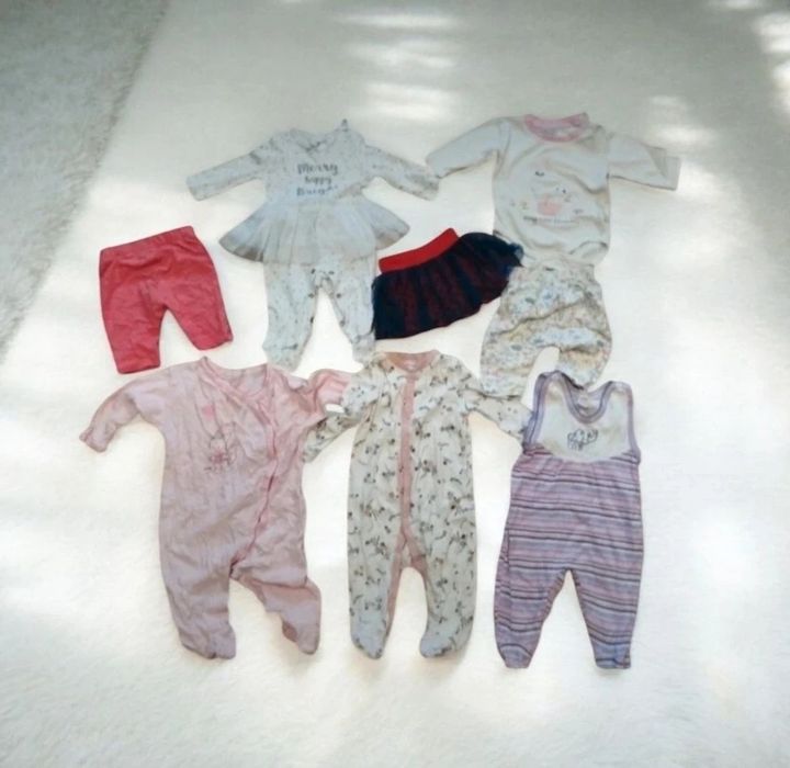 Pajacyk zestaw paka 62 piżamki