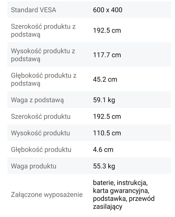 LG 86NANO863PA NanoCell TV 4K telewizor 86 cali MOŻLIWOŚĆ WYSYŁKI