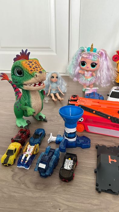 Тоботи, лялька лол, кран, трек хот Вілс, скрітчери, в ідеальному стані
