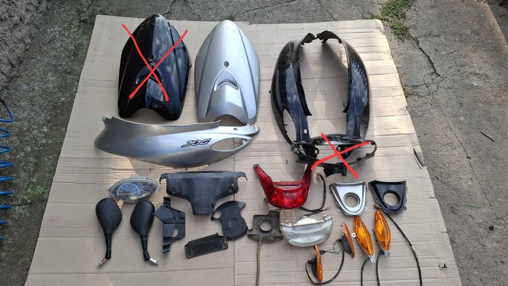 Пластик Yamaha JOG SA-36, пластик ямаха джог са36