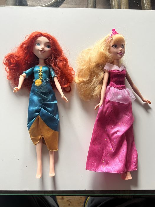 Merida waleczna Aurora śpiąca królewna Disney Mattel lalka
