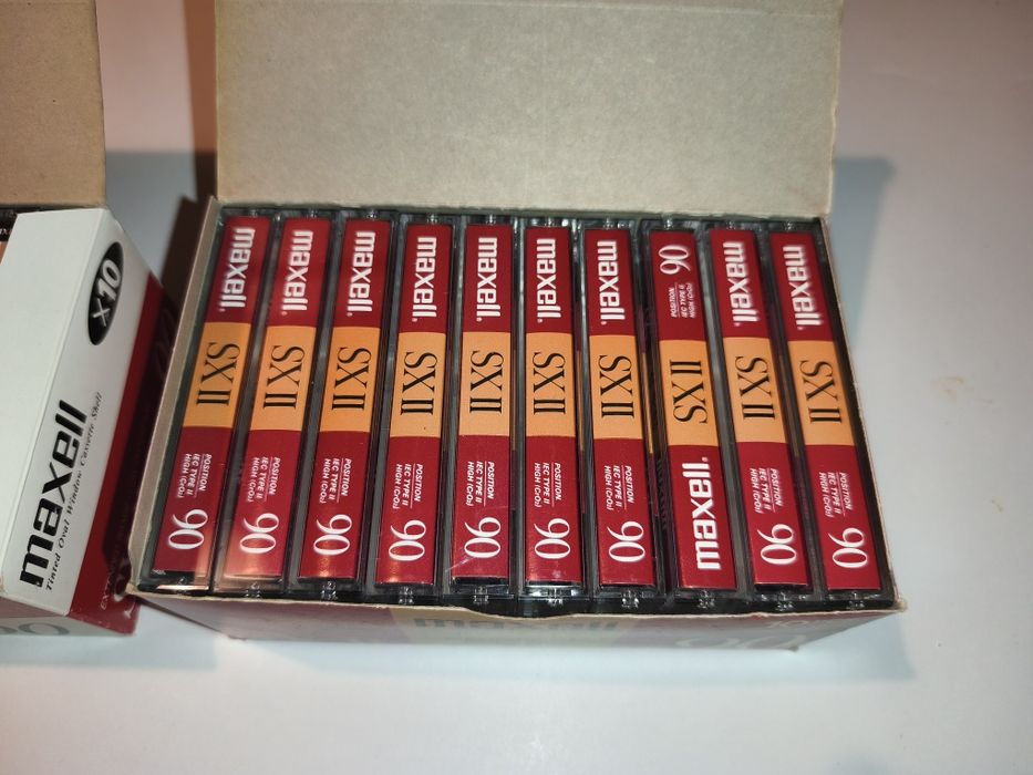 Kasety magnetofonowe chromowe maxell SX II,10 szt,jak nowe