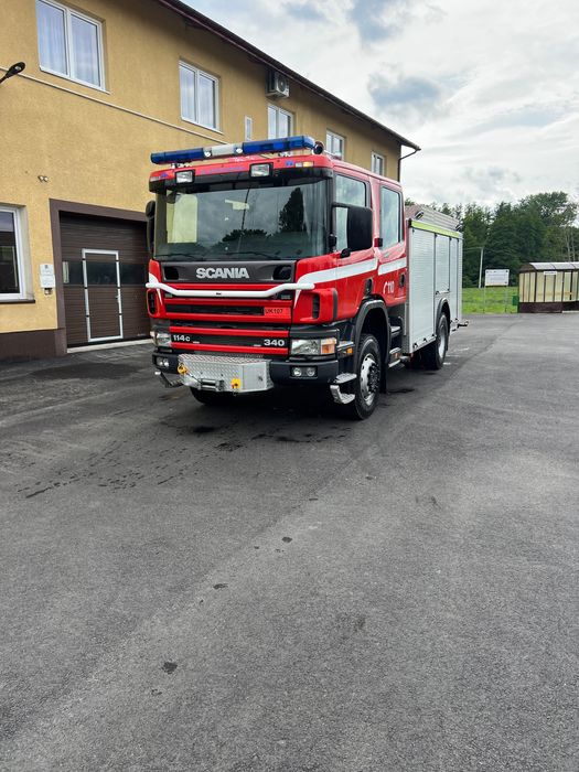 SCANIA 114 4X4 Straż pożarna pożarniczy strażacki