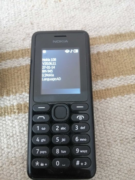 nokia 108 z ładowarka brak pl menu