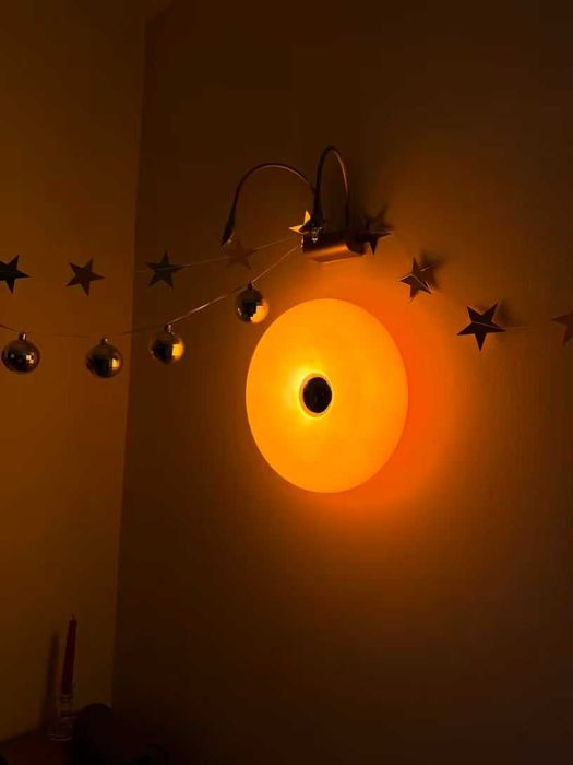 Lampa stołowa led pomarańczowa 30cm