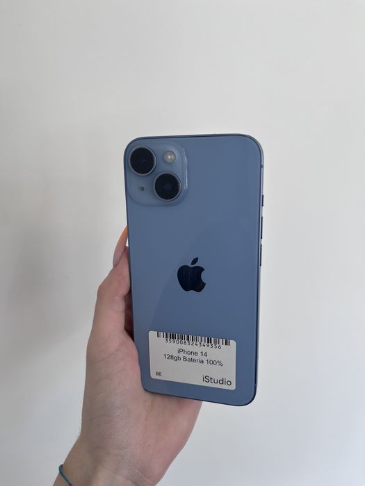 RATY 0% iPhone 14 128 GB BATERIA 100% GWARANCJA 12 miesiecy !!!