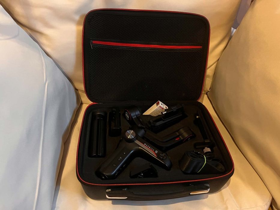 Gimbal Zhiyun Weebill S, Super Zestaw: 4x Aku, Twardy Etui