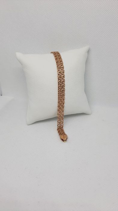 Золотий браслет 585 вага 10,31г укрзолото бісмарк розмір 20 бисмарк