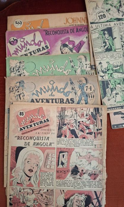 Mundo de Aventuras - 1ª fase anos 40 e 50 - Aguiar & Dias Limitada - inclui nº3