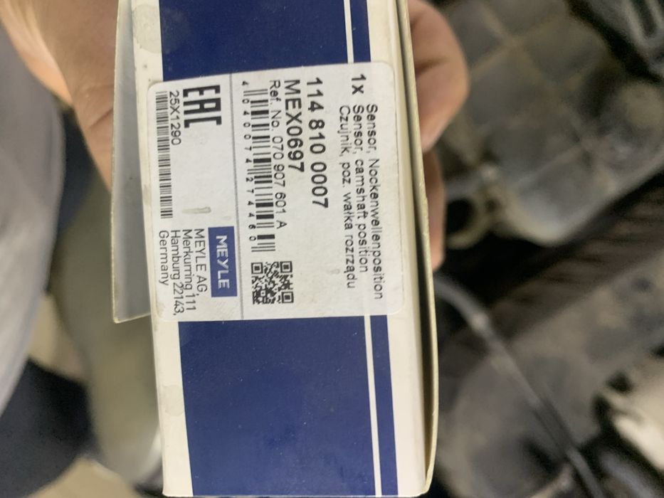 Датчик фаз, распредвала т5,  070907601 , 1148100007