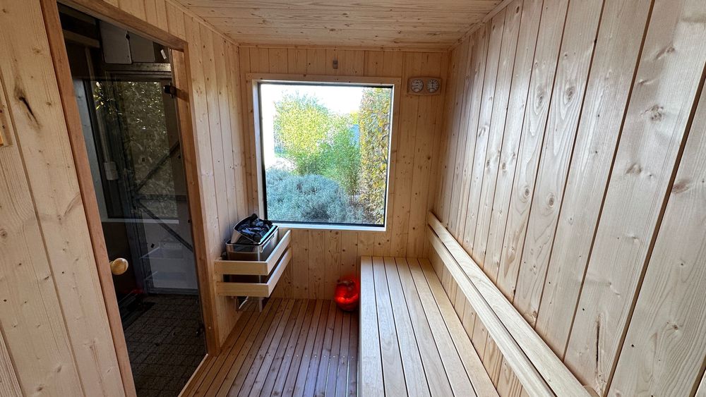 Sauna ogrodowa na wymiar Premium