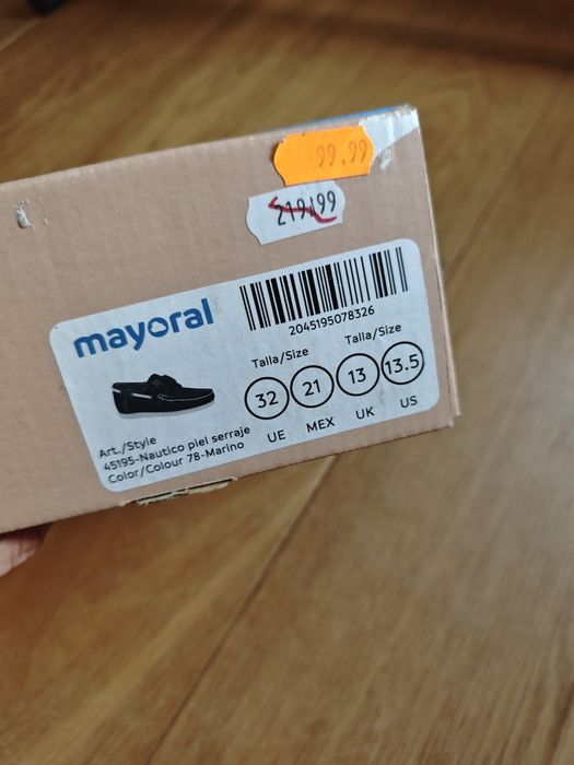Buty mayoral - eleganckie chłopięce 32