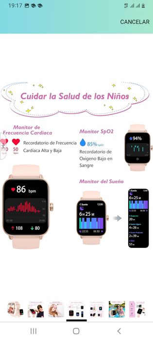Relógio inteligente crianças 4G, Smartwatch GPS e chamadas, relógio l