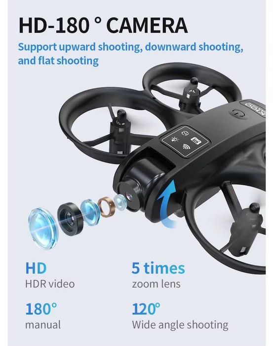 Dron K100 MAX pilot z ekranem + bateria gratis.