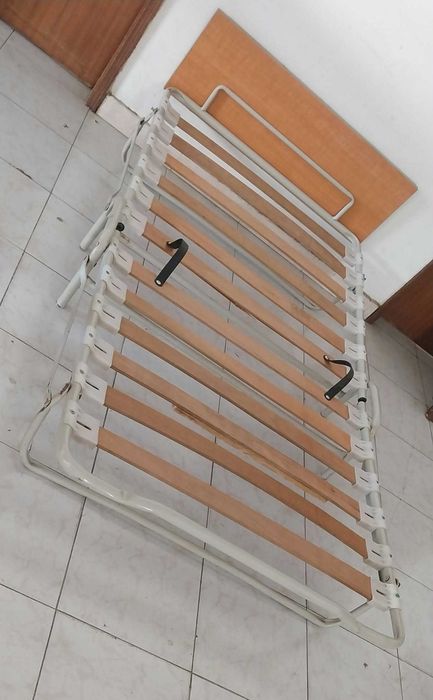 Sommier Dobrável Individual (180 x 90; Altura Estrado: a 25 cm)