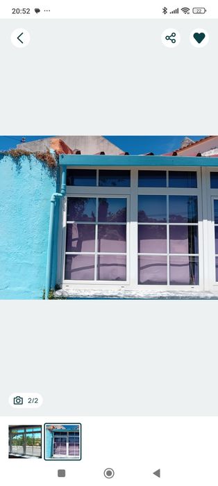 Janelas de alumínio de oscilobatente