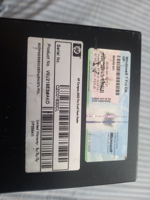 HP 6000 пк системний блок компютер