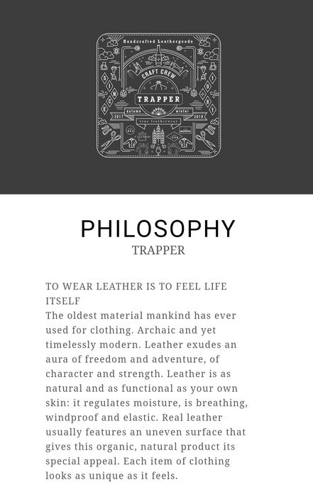 Blusão Cabedal Genuíno - TRAPPER LEATHER