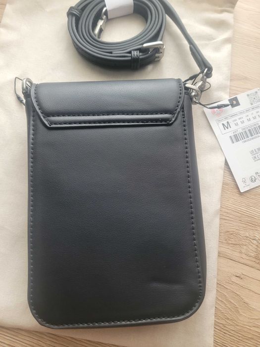 Torebka na pasku damska męska listonoszka na telefon dokumenty Zara