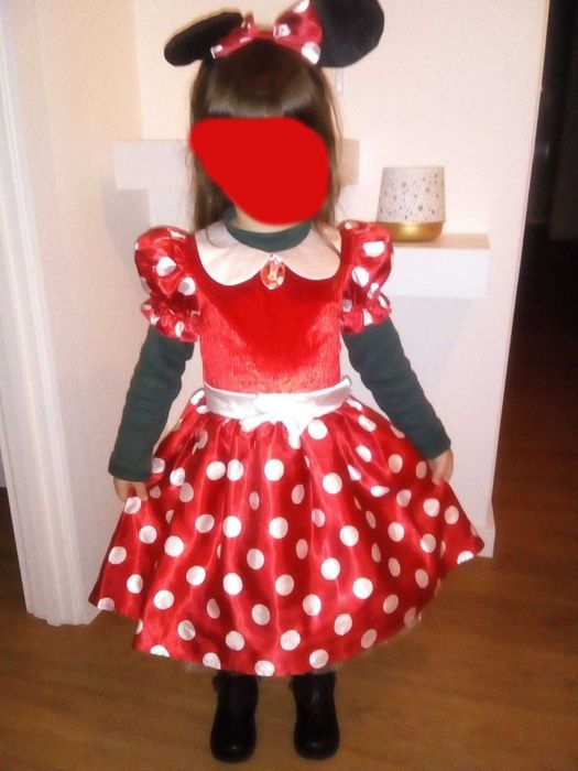 Fato de carnaval Minie 3/4 Anos