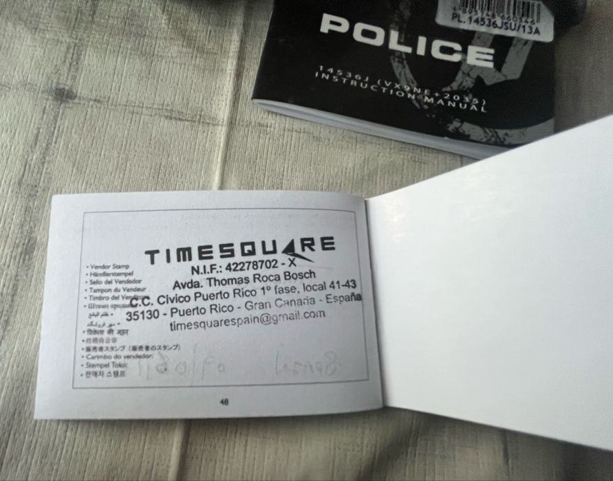 Relogio Police Adder