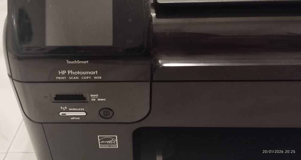 Impressora e scanner HP sem suporte de papel