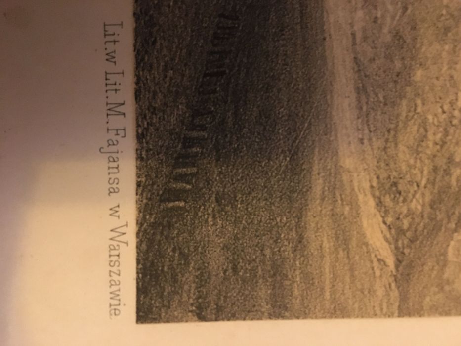 Litografie stare Napoleon Orda oryginał 1875 Podole Wolyn