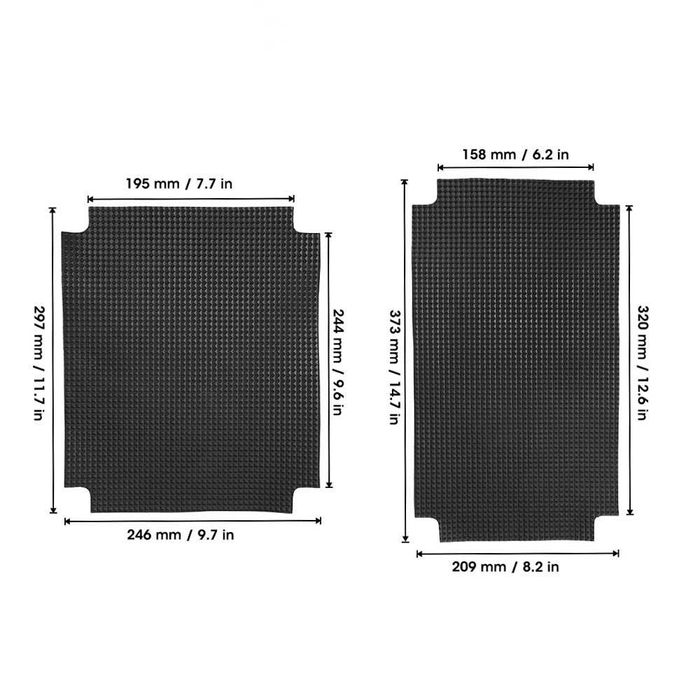 Protetores bagagem pads aderentes BMW 1250GS