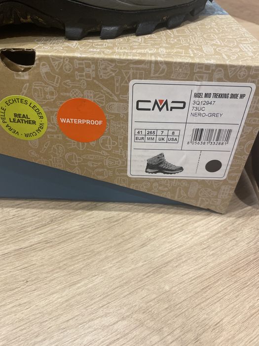 CMP buty trekkingowe r.41 Rigel Mid skorzane