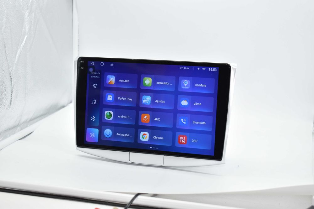 Rádio 2 DIN Android Volkswagen, VW, Passat, B6 B7 CC Carplay